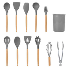 Load image into Gallery viewer, 11-Piece: Silicone Cooking Utensil Set
