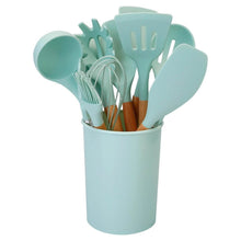 Load image into Gallery viewer, 11-Piece: Silicone Cooking Utensil Set
