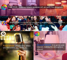 Load image into Gallery viewer, 110V 220V Bluetooth E27 RGBW LED Bulb Lights 5W 10W 15W RGB Lampada Changeable Colorful RGBWW LED Lamp With Remote+Memory Mode  Smart Light Bulbs, RGBCW Color Changing Light Bulb Dimmable, 7W A19 led Bulb 60W Equivalent, Smart Bulbs That Work
