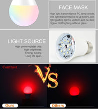 Load image into Gallery viewer, 110V 220V E27 RGB LED Bulb Lights 5W 10W 15W RGB Lampada Changeable Colorful RGBW LED Lamp With IR Remote Control+Memory Mode RGB LED Light Bulbs, 10W LED Color Changing Light Bulb with Remote Control
