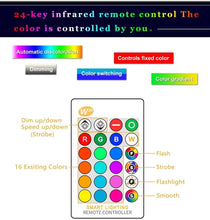Load image into Gallery viewer, 110V 220V E27 RGB LED Bulb Lights 5W 10W 15W RGB Lampada Changeable Colorful RGBW LED Lamp With IR Remote Control+Memory Mode RGB LED Light Bulbs, 10W LED Color Changing Light Bulb with Remote Control
