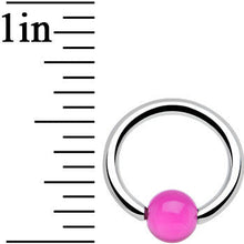 Load image into Gallery viewer, 14G MAGENTA MAGIC BCR Captive Ring

