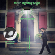 Load image into Gallery viewer, 118 LEDs Solar Wall Light Outdoor Motion Sensor Lamp
