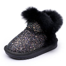 Load image into Gallery viewer, Toddler Durable Winter Snow Boots Girls Cold Weather Baby Comfortable Soft Fur Shoes
