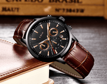 Load image into Gallery viewer, Men's  Waterproof Watch With Chronometers Day View Sport Analog Watches Excellent Look Perfect Gift For Him
