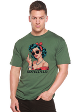 Load image into Gallery viewer, Respectfully Middle Finger Unisex Bamboo/Cotton Graphic T-Shirt
