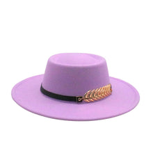 Load image into Gallery viewer, Autumn Winter Women Men  Vintage Fedora Women's Foldable Short Brim  Floppy Hat Gentleman Elegant Warm Hats Lady Party Luxury Caps Classic Summer Beach Sun Hat
