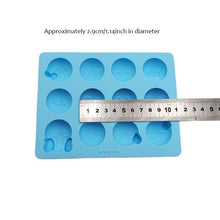 Load image into Gallery viewer, 12 Emoticons Ice Mould Silicone Baking Mold Cake Candy Chocolate Sugar Ice Pastry Food Mold Funny Multifunction Kitchen Bar Tool Silicone Emoji Molds Flexible Molds Kitchen Accessories
