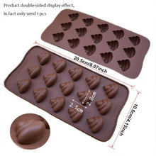 Load image into Gallery viewer, 12 Emoticons Ice Mould Silicone Baking Mold Cake Candy Chocolate Sugar Ice Pastry Food Mold Funny Multifunction Kitchen Bar Tool Silicone Emoji Molds Flexible Molds Kitchen Accessories
