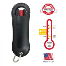 Load image into Gallery viewer, 1/2 Oz Halo with Holster Black Pepper Spray
