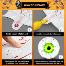 Load image into Gallery viewer, 12-Pack: 22 Inch Halloween Eyeball Balloons
