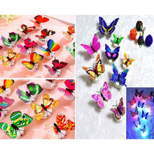 Load image into Gallery viewer, 12-Pack: LED Butterfly Decoration Night Light
