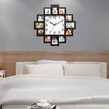 Load image into Gallery viewer, 12-Picture Display Wall Clock
