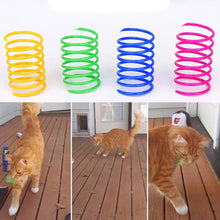 Load image into Gallery viewer, 12-Piece: Cat Coil Spring Toy
