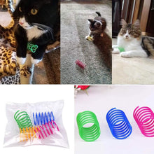 Load image into Gallery viewer, 12-Piece: Cat Coil Spring Toy
