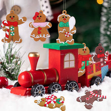 Load image into Gallery viewer, 12-Piece: Gingerbread Man Ornaments
