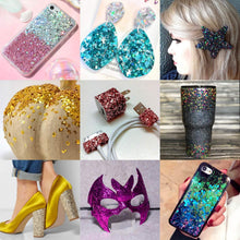 Load image into Gallery viewer, 12-Piece: Holographic Chunky Glitters
