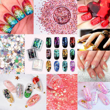 Load image into Gallery viewer, 12-Piece: Holographic Chunky Glitters

