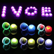 Load image into Gallery viewer, 12-Piece: LED RGB Diving Light Remote Control Decorative Light

