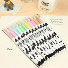 Load image into Gallery viewer, 12-Piece: Milky Cow Multicolor Gel Pens
