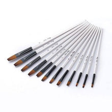 Load image into Gallery viewer, 12-Piece Set: Artist Watercolor Painting Brushes
