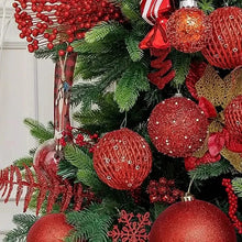 Load image into Gallery viewer, 12-Piece Set:  Large Sparkling Glittering Sequins Foam Ball Ornaments
