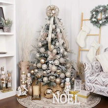 Load image into Gallery viewer, 12-Piece Set:  Large Sparkling Glittering Sequins Foam Ball Ornaments
