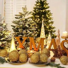 Load image into Gallery viewer, 12-Piece Set:  Large Sparkling Glittering Sequins Foam Ball Ornaments
