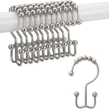 Load image into Gallery viewer, 12-Piece Set: Titanker Shower Curtain Hooks Rings

