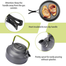 Load image into Gallery viewer, 12-Pieces: Camping Cookware Set
