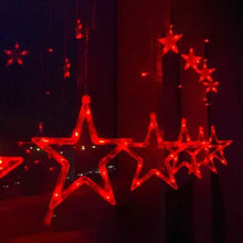 Load image into Gallery viewer, 12 Stars 138 LED Curtain String Lights
