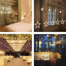 Load image into Gallery viewer, 12 Stars 138 LED Curtain String Lights
