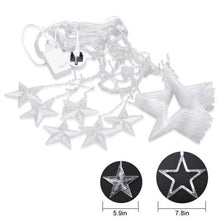 Load image into Gallery viewer, 12 Stars 138 LED Curtain String Lights
