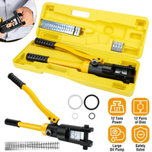 Load image into Gallery viewer, 12 Ton Hydraulic Wire Crimper
