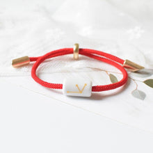 Load image into Gallery viewer, 12 Zodiac Bracelet Charm Jewelry Adjustable Braided Rope Couple Bracelets Handmade Navy String Bracelet With Metal Knot Men Women Braided Bracelets Gifts
