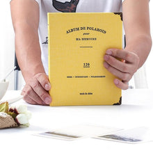 Load image into Gallery viewer, 120 Pockets PU Leather Photo Album for 3 inch Instant Polaroid Mini DIY Photo Albums Birthday Gift Family Scrapbook Albums Family Anniversary Gift For Couple
