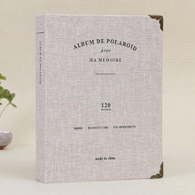 Load image into Gallery viewer, 120 Pockets PU Leather Photo Album for 3 inch Instant Polaroid Mini DIY Photo Albums Birthday Gift Family Scrapbook Albums Family Anniversary Gift For Couple
