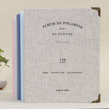 Load image into Gallery viewer, 120 Pockets PU Leather Photo Album for 3 inch Instant Polaroid Mini DIY Photo Albums Birthday Gift Family Scrapbook Albums Family Anniversary Gift For Couple
