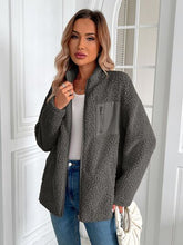 Load image into Gallery viewer, Winter Warm Zip Up Long Sleeve Jacket Fuzzy Cozy &amp; Stylish Jacket Cold-Weather Essential Outdoor Jacket
