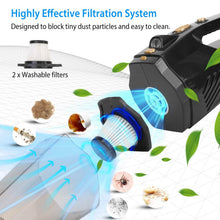 Load image into Gallery viewer, 120W 8000PA Handheld Cordless Car Vacuum Cleaner with Accessory kit
