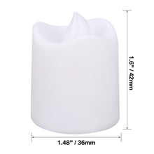 Load image into Gallery viewer, 12/24Pcs Creative LED Candle Flameless LED Tea Lights with Remote Battery Operated Flickering Tea lights Candles with Timer Tea Lights Realistic Fake Candles Battery Powered Flameless Tea Light Lamp For Home Wedding Party Decoration Supplies
