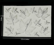 Load image into Gallery viewer, 1/2/3Pcs 3D Silicone Baking Mold Butterfly Leaf Mould Chocolate Fondant Cake Decorating Tool Temperature Resistance 3D Leaf Shaped Silicone Mold Fondant Mold Cupcake Cake Decoration
