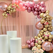 Load image into Gallery viewer, 126pcs Gold Rose And Pastel Baby Pink Balloons For Birthday Wedding Christmas Party Baby Shower Bridal Showers Girl Party Birthday Ballon Decoration
