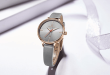 Load image into Gallery viewer, Women's Luxury Watch With  Leather Belts Shiny Steel Case  Scratch Resistant Glass Unique Design Perfect Gift
