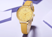 Load image into Gallery viewer, Stylish Womens Elegant With Double Zircon And Two Chronometer Day And Date Luxury Watch
