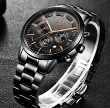 Load image into Gallery viewer, Men's Waterproof  Watch With Chronometers And Date Display Unique Design Perfect Gift
