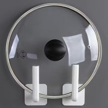Load image into Gallery viewer, 4-Pack: Adhesive Toilet Paper Holder, Wall Mount, White &amp; Black
