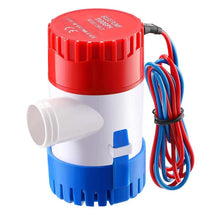 Load image into Gallery viewer, 12V 1100GPH Submersible Marine Boat Bilge Non-Automatic Electric Water Pump
