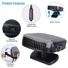 Load image into Gallery viewer, 12V 150W Portable Car Auto Heater
