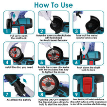 Load image into Gallery viewer, 12V Cordless Mini Angle Grinding Machine
